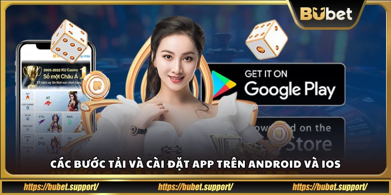 Hướng dẫn tải app Bubet trên Android và iOS