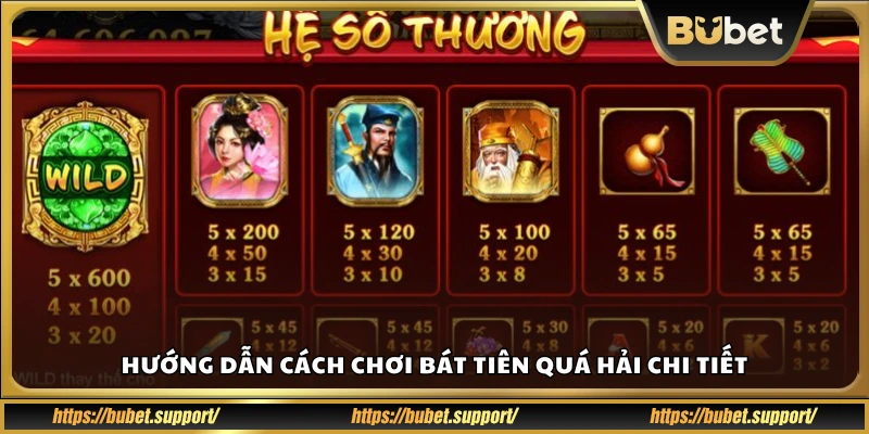 Các bước chơi và cách quay thưởng game Bát Tiên