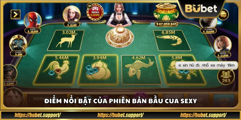 Vì sao Bầu cua Sexy được yêu thích?