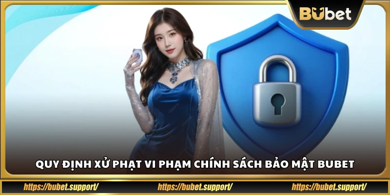 Hình thức xử lý khi vi phạm chính sách bảo mật tại Bubet