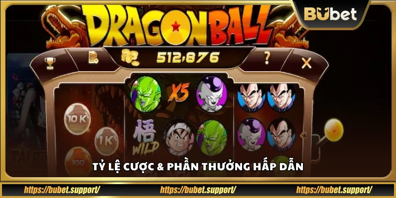 Mức cược và giải thưởng hấp dẫn trong game