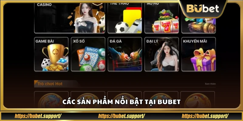Những dịch vụ cá cược nổi bật trên Bu Bet
