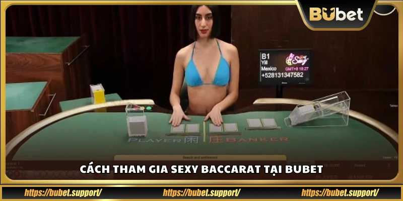 Hướng dẫn vào bàn chơi Sexy Baccarat